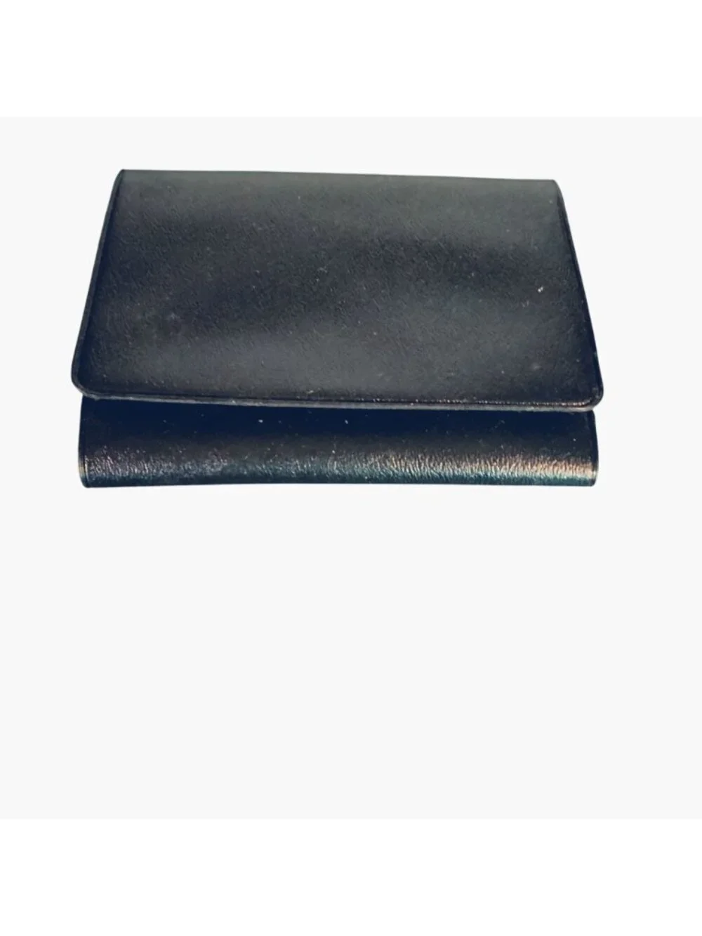 Black Plastic Accordion Card Holder Delisas Restaurant Rochester Michigan VTG